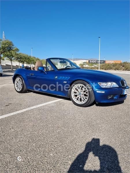 Azul Usado 2001 BMW Z3 Descapotable | 6500 € (Precio justo) - Imagen 1/4