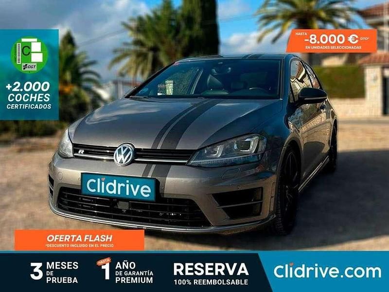 Gris Usado 2016 VW Golf R Berlina | 22.890 € (Super precio) - Imagen 1/3