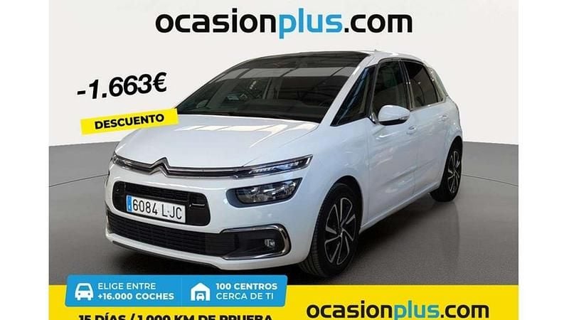 Blanco Usado 2020 Citroën C4 SpaceTourer Feel Monovolumen | 15.273 € (Precio justo) - Imagen 1/4