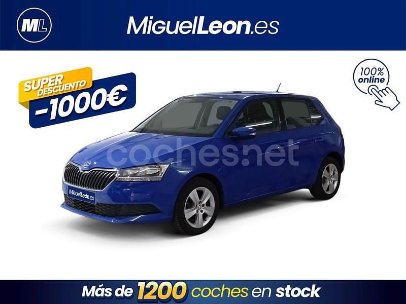 Azul Usado 2021 Skoda Fabia Ambition Utilitario | 13.985 € (Precio justo) - Imagen 1/3