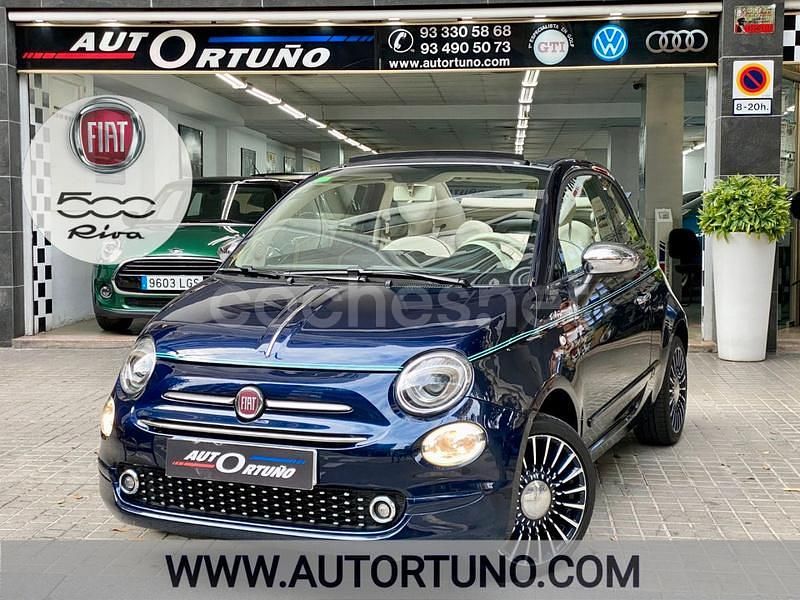 Azul Usado 2017 Fiat 500C Riva Descapotable | 14.995 € - Imagen 1/4