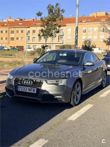 Usado Audi A5 245 CV (180 kW) 2013 Gris / plata Coupe