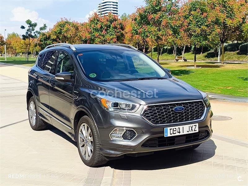 Negro Usado 2018 Ford Kuga Vignale SUV | 13.490 € (Buen precio) - Imagen 1/4