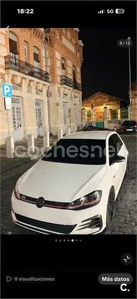 Usado VW Golf VIII GTI 245 CV (180 kW) 2020 Blanco Berlina