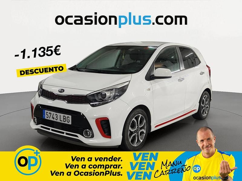 Usado Kia Picanto GT-Line 84 CV (61 kW) 2019 Blanco Utilitario