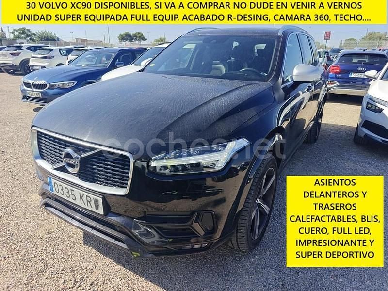 Negro Usado 2019 Volvo XC90 R-Design SUV | 39.995 € (Buen precio) - Imagen 1/4