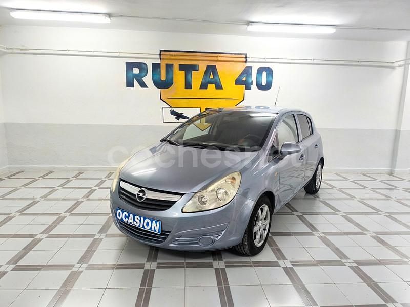 Azul Usado 2008 Opel Corsa Enjoy Berlina | 4290 € (Precio justo) - Imagen 1/4