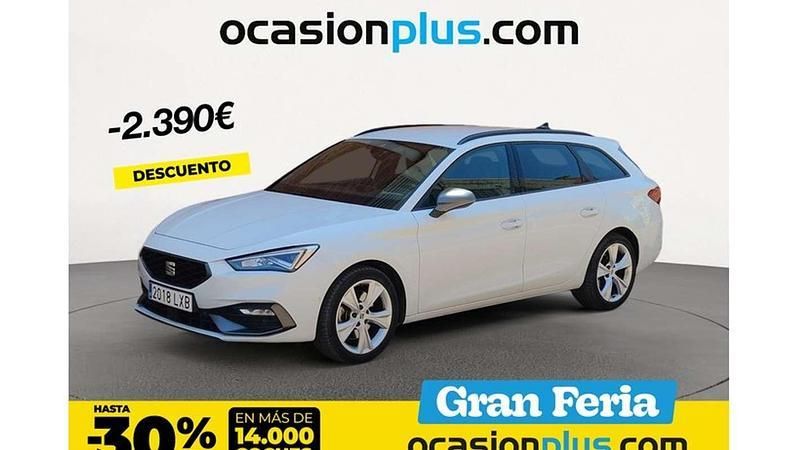 Blanco Usado 2022 Seat Leon ST FR Familiar | 23.900 € (Precio justo) - Imagen 1/3