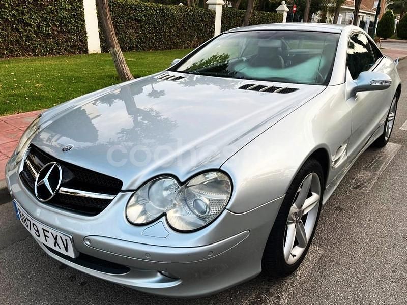 Gris / plata Usado 2002 Mercedes SL500 Descapotable | 17.990 € (Precio justo) - Imagen 1/4
