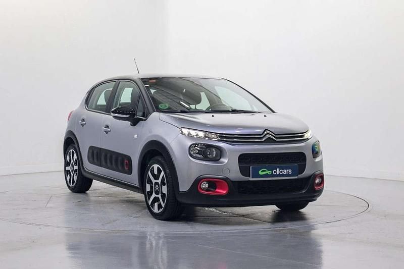 Usado Citroën C3 Feel 82 CV (60 kW) 2019 Gris Utilitario