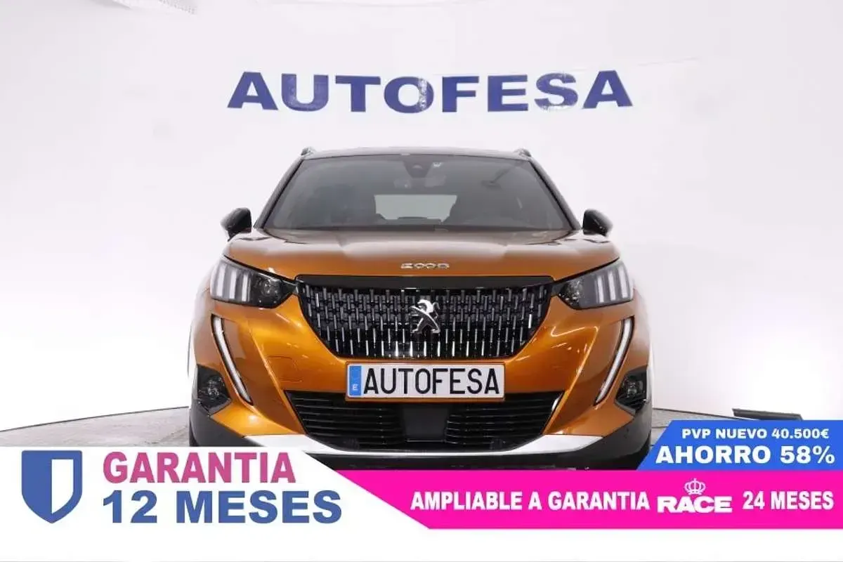 Usado Peugeot 2008 GT 131 CV (96 kW) 2021 Naranja SUV