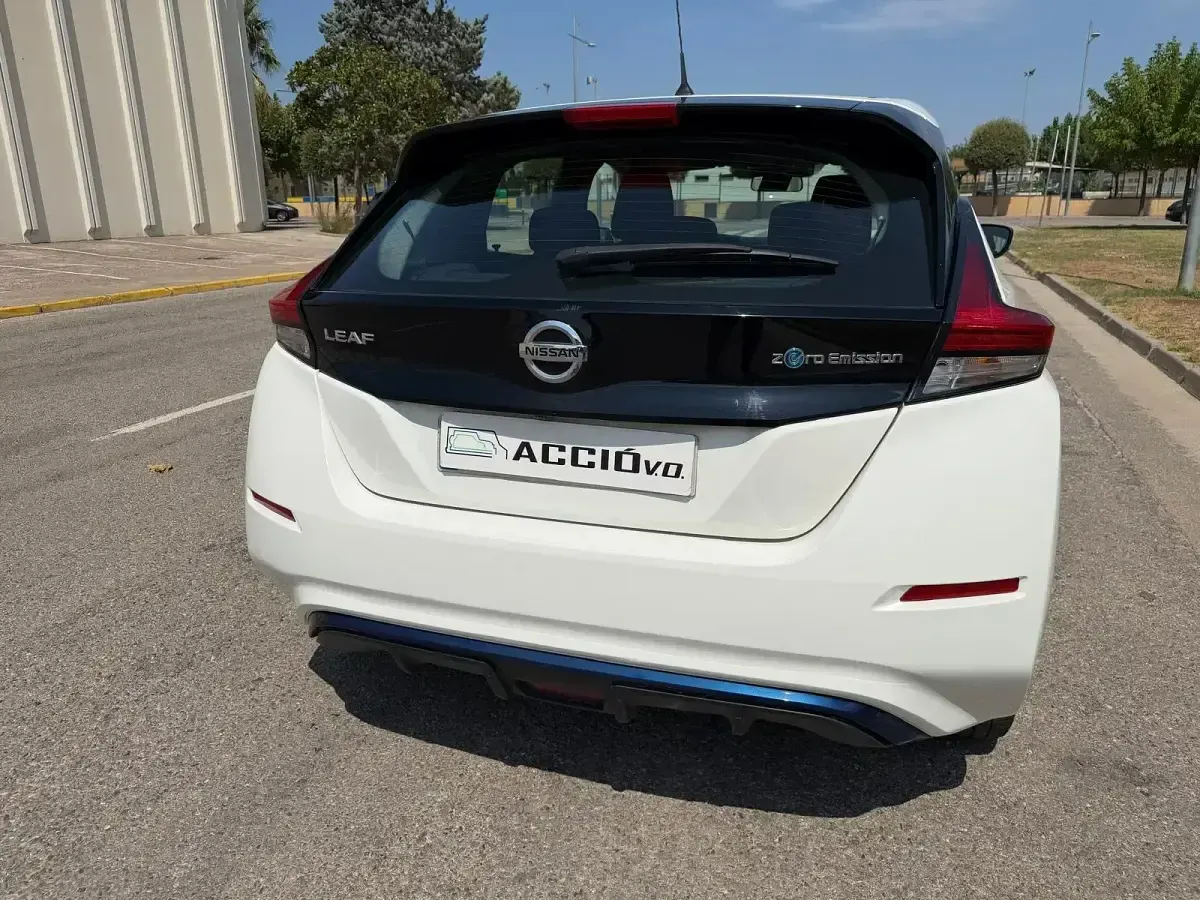Usado Nissan Leaf N-Connecta 110 kW (150 CV) 2019 Blanco Utilitario