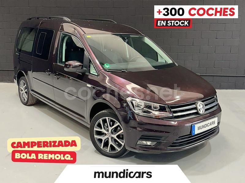Violeta / lila Usado 2018 VW Caddy Maxi Beach Monovolumen | 23.990 € (Precio justo) - Imagen 1/4