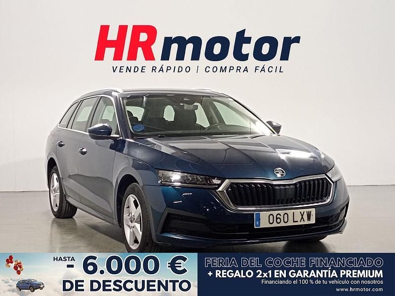 Azul Usado 2022 Skoda Octavia Ambition Familiar | 24.690 € (Un poco caro) - Imagen 1/4