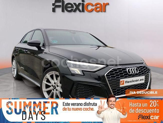 Negro Usado 2023 Audi A3 Sportback Berlina | 29.490 € (Precio justo) - Imagen 1/4