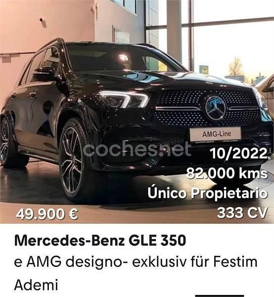 Usado Mercedes GLE350 333 CV (244 kW) 2022 Negro SUV