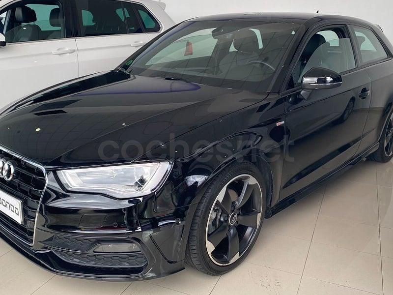 Usado Audi A3 S-Line 110 CV (80 kW) 2016 Negro Berlina
