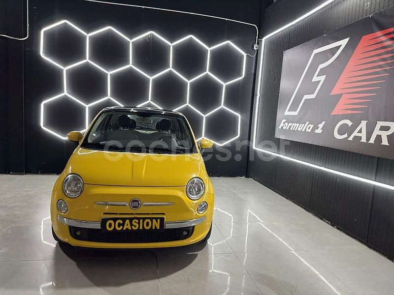 Usado Fiat 500 Lounge 69 CV (50 kW) 2010 Amarillo Berlina