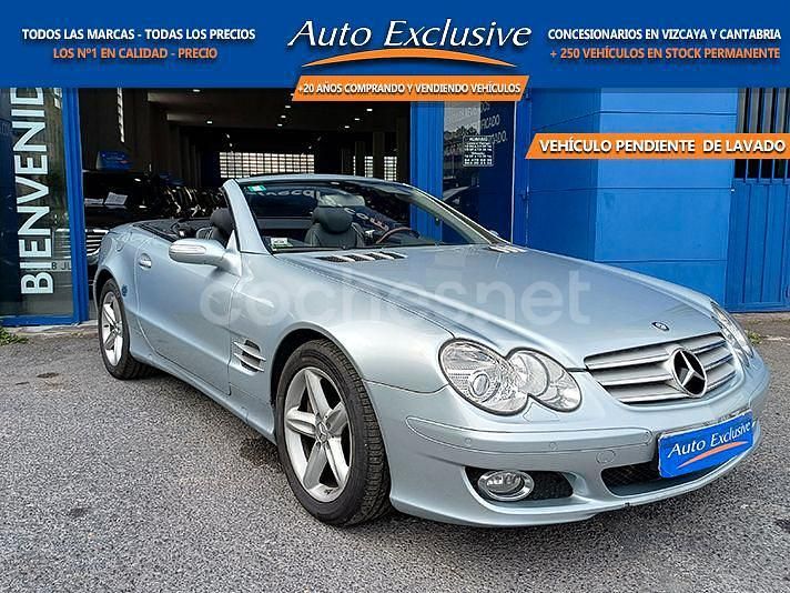 Usado Mercedes SL500 388 CV (285 kW) 2007 Gris / plata Descapotable