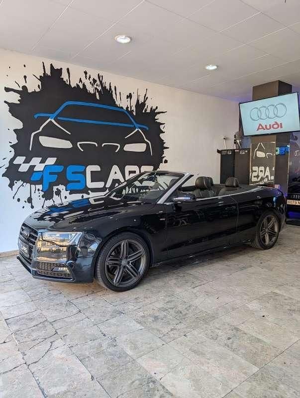 Negro Usado 2012 Audi A5 Cabriolet Descapotable | 18.490 € (Caro) - Imagen 1/4