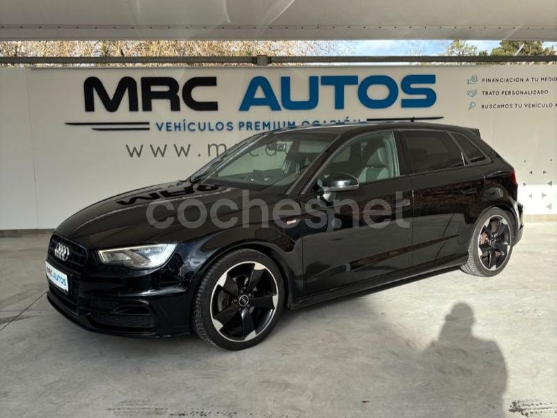 Negro Usado 2015 Audi A3 Sportback S-Line Berlina | 20.500 € (Un poco caro) - Imagen 1/4