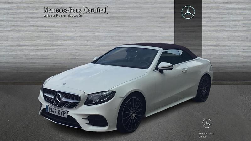 Blanco Usado 2019 Mercedes E220 AMG Descapotable | 39.900 € (Caro) - Imagen 1/4