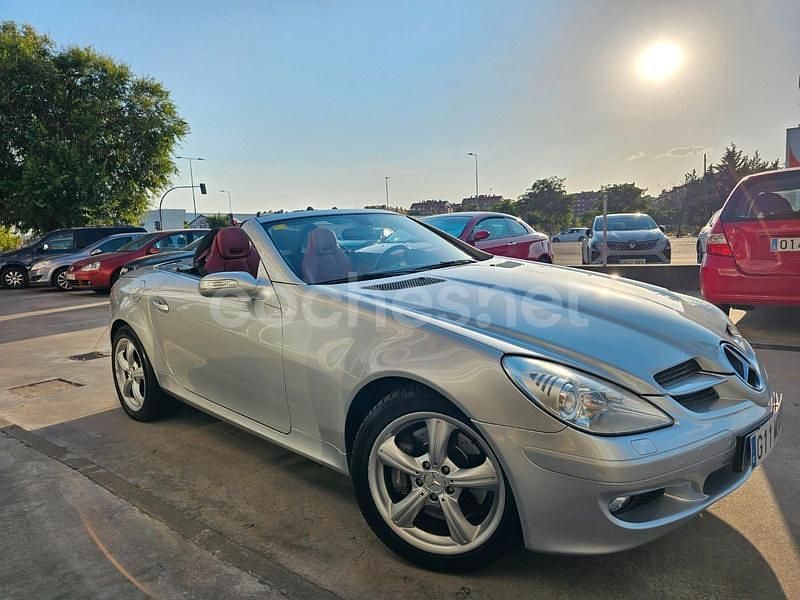 Gris / plata Usado 2004 Mercedes SLK350 Descapotable | 13.950 € (Precio justo) - Imagen 1/4