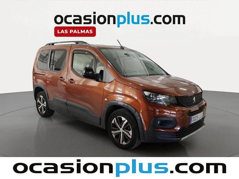 Usado Peugeot Rifter GT-line 100 CV (73 kW) 2020 Marrón Monovolumen