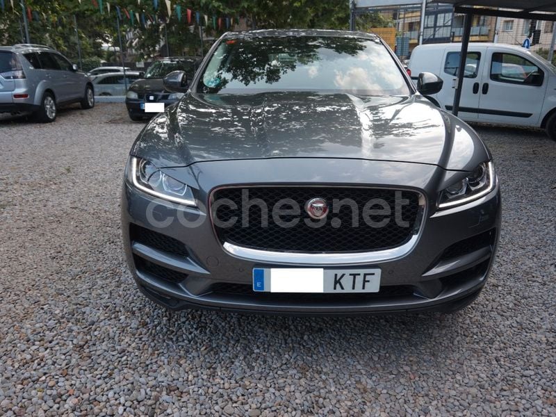 Gris / plata Usado 2019 Jaguar F-Pace Prestige SUV | 19.500 € (Super precio) - Imagen 1/4
