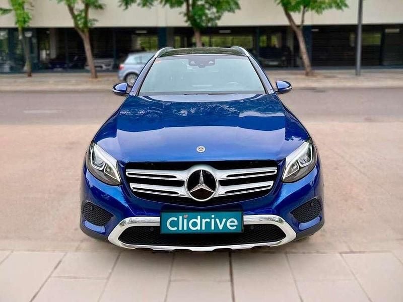 Usado Mercedes GLC250 204 CV (150 kW) 2017 Azul SUV