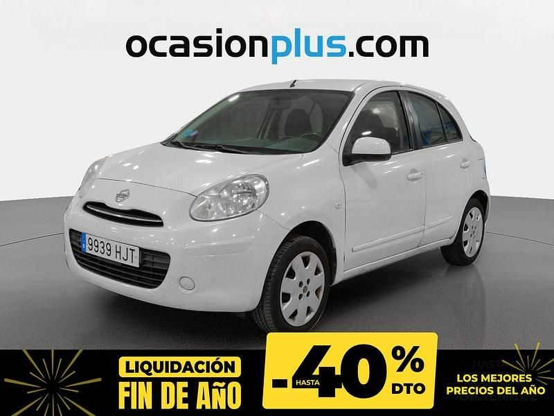 Blanco Usado 2012 Nissan Micra Acenta Utilitario | 5900 € (Precio justo) - Imagen 1/4