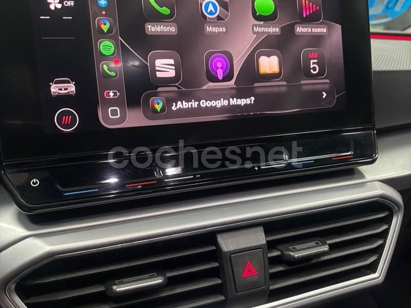 Usado Seat Leon FR 204 CV (150 kW) 2021 Negro Berlina