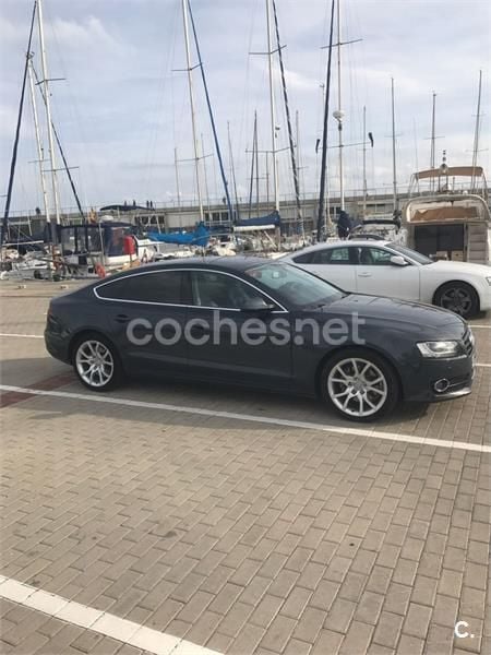 Usado Audi A5 Sportback 190 CV (139 kW) 2010 Gris / plata Utilitario