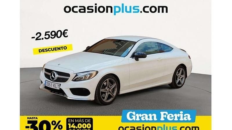 Blanco Usado 2018 Mercedes C220 Coupe | 25.910 € (Precio justo) - Imagen 1/4
