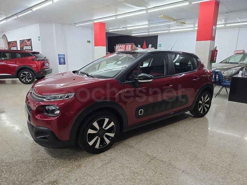 Usado Citroën C3 Feel 82 CV (60 kW) 2018 Rojo Utilitario