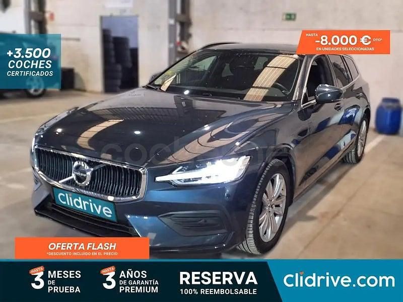 Azul Usado 2021 Volvo V60 Momentum Familiar | 20.590 € (Super precio) - Imagen 1/3
