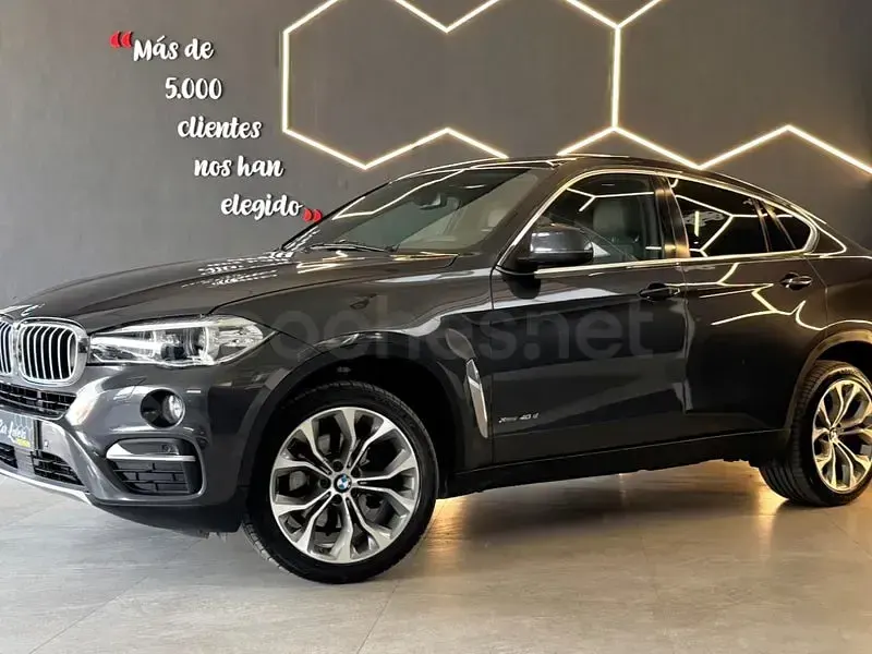 Usado BMW X6 313 CV (230 kW) 2017 Gris / plata SUV