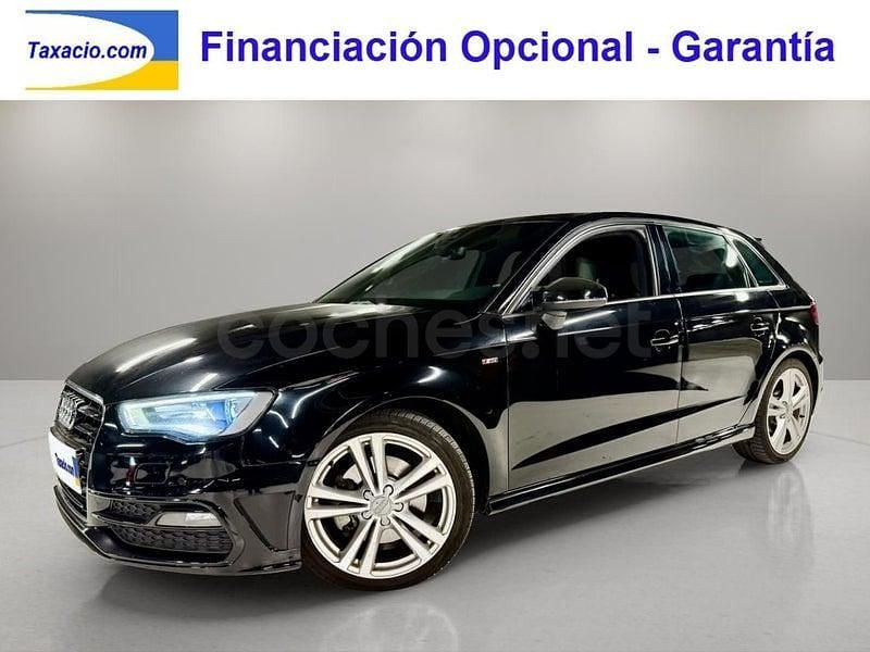 Usado Audi A3 S-Line 150 CV (110 kW) 2015 Negro Berlina