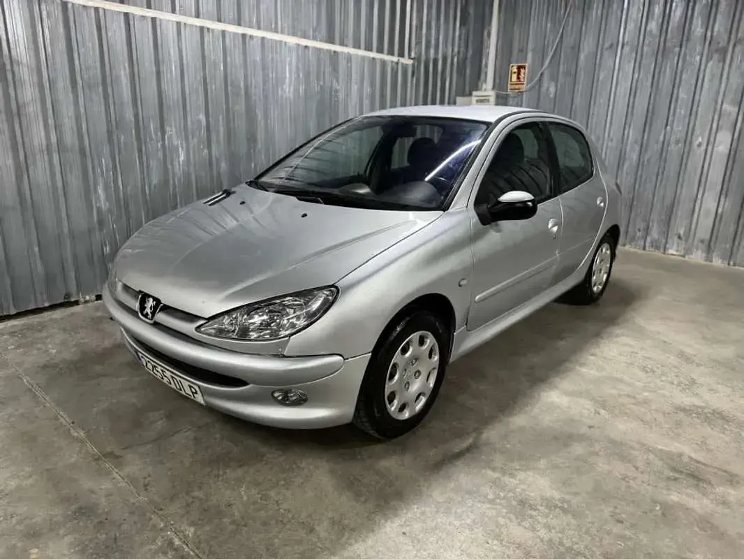 Usado Peugeot 206 90 CV (66 kW) 2005 Gris Utilitario