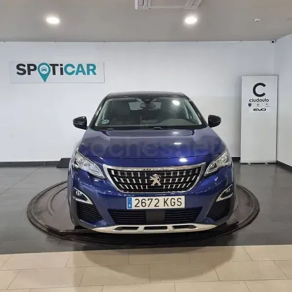 Usado Peugeot 3008 Allure 130 CV (95 kW) 2018 Azul SUV