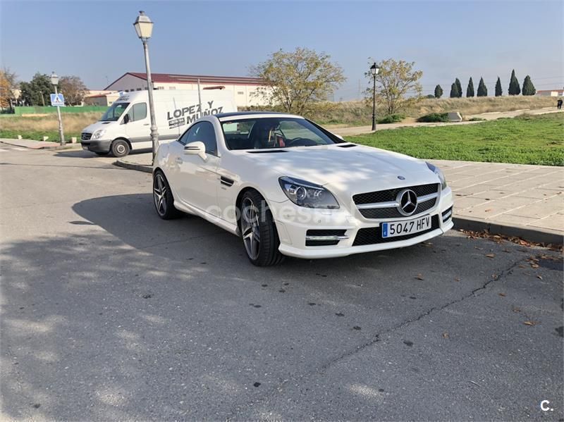 Usado Mercedes SLK250 204 CV (150 kW) 2011 Blanco Descapotable