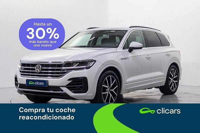 Blanco Usado 2020 VW Touareg R-line SUV | 43.490 € (Un poco caro) - Imagen 1/4