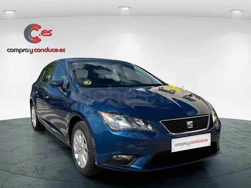Usado Seat Leon I-Tech 105 CV (77 kW) 2015 Azul Berlina