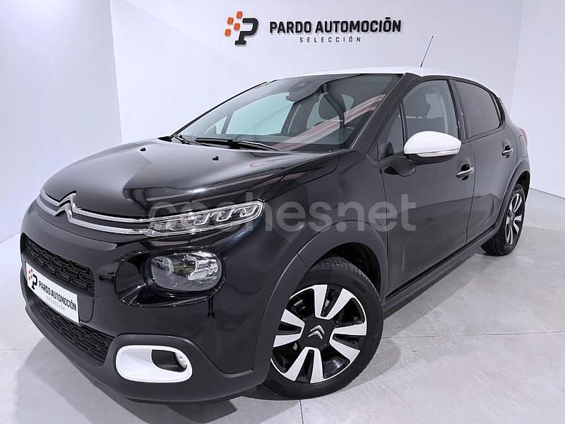Usado Citroën C3 Feel 99 CV (72 kW) 2017 Negro Berlina