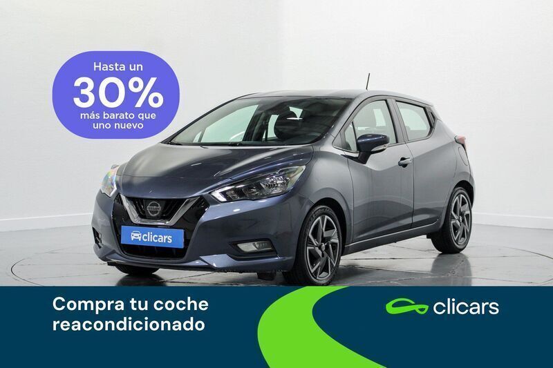 Gris Usado 2021 Nissan Micra Acenta Utilitario | 12.490 € (Precio justo) - Imagen 1/4