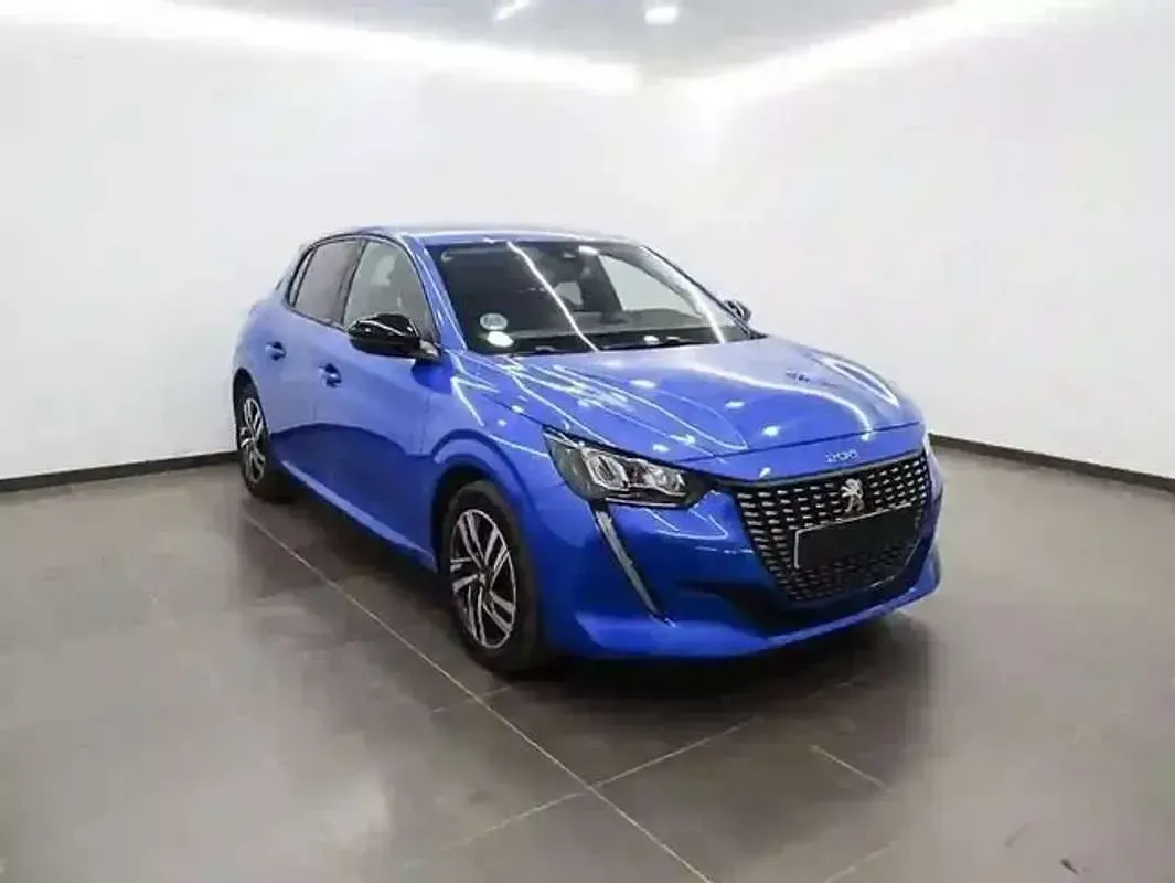 Usado Peugeot e-208 Active 100 kW (136 CV) 2021 Azul Utilitario
