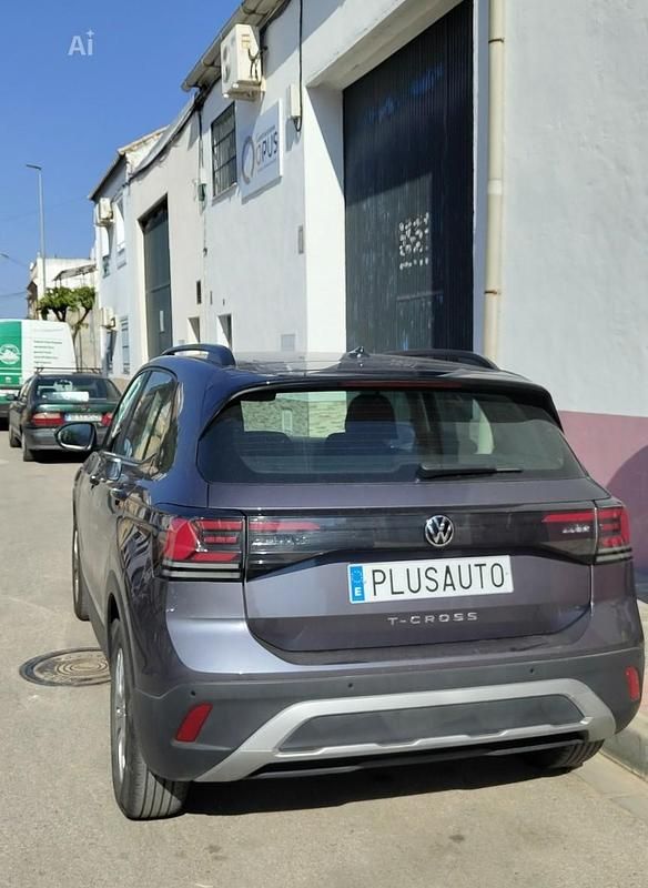 Usado VW T-Cross 95 CV (69 kW) 2024 Azul SUV