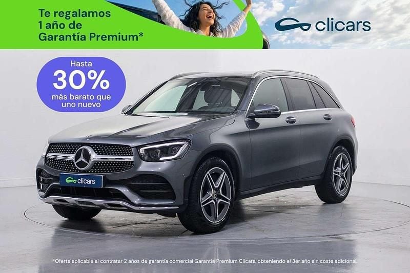 Usado Mercedes GLC300 245 CV (180 kW) 2020 Gris SUV