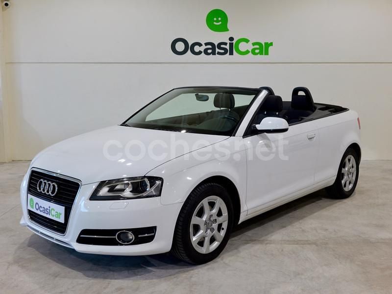 Blanco Usado 2012 Audi A3 Cabriolet Attraction Descapotable | 14.000 € - Imagen 1/4