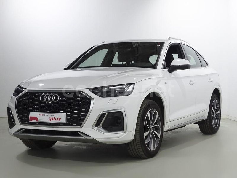 Blanco Usado 2021 Audi Q5 Sportback S-Line SUV | 48.400 € (Un poco caro) - Imagen 1/4